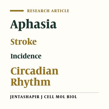 Circadian Variation in the Incidence of Stroke-Induced Aphasia Types in Ahvaz, South-West of Iran
