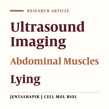 The Relationship Between the Side-Lying Endurance Test and Ultrasound Thickness Measurement for Abdominal Muscles