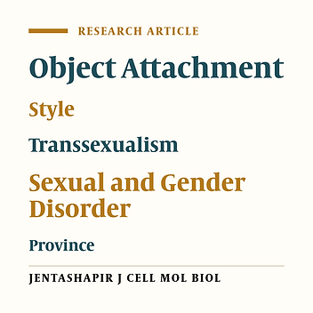 Attachment Styles in Sufferers of Gender Identity Disorder in Fars Province in 2014