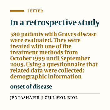 Long-term follow-up for the results of the treatment with Anti-Thyroid Drugs, Radioactive iodine and surgery in patients with Graves, disease