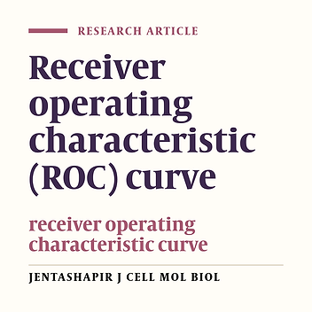 Receiver operating characteristic curve's application and interpretation in medical research