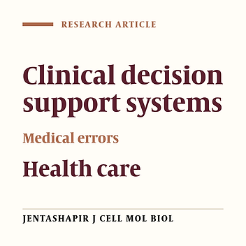 The Study of clinical decision support systems role in health Care (1980-2010)