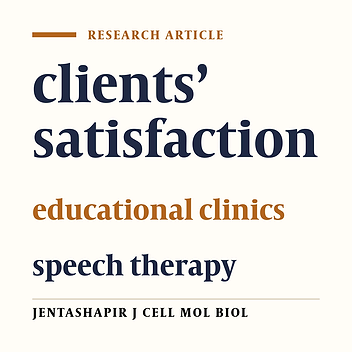 Comparison of client’s satisfaction about opportunities of educational speech therapy clinics related to Ahvaz Jundishapur University of Medical Sciences in 2011