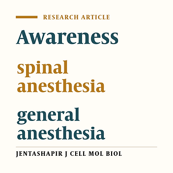 Evaluation of patients’ awareness for elective surgery referred to Al-Zahra and Imam Reza hospitals in Tabriz on spinal and general anesthesia and their selection factors in the preoperative anesthetic in 2011-2012