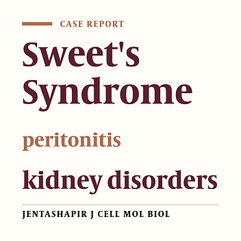Sweet’s syndrome in a patient with end-stage renal disease and peritonitis