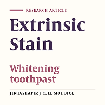 Clinical evaluation of the stain removing ability of an Iranian whitening dentifrice in Ahvaz dental school in 2010