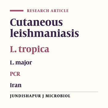 Identification of Leishmania Species for Cutaneous leishmaniasis in Gonabad, Bardaskan and Kashmar, Central Khorasan, 2015