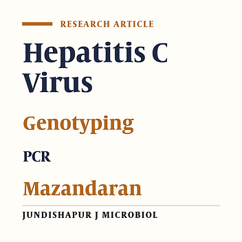 The Prevalence of Hepatitis C Virus Genotypes in Mazandaran Province, Iran