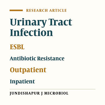 Antibiotic Resistance Trends and The ESBL Prevalence of Escherichia coli and Klebsiella spp Urinary Isolates in In-and Outpatients in a Tertiary Care Hospital in Istanbul, 2004 - 2012