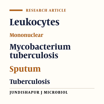 Detection of Mycobacterium tuberculosis in Peripheral Blood Mononuclear Cells from Patients with Pulmonary Tuberculosis