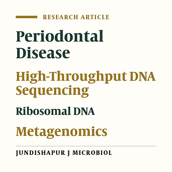 Identification of Bacteria Associated with a Periodontal Disease in Thai Patients Based on Next-Generation Sequencing