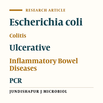 Prevalence of Adherent-Invasive Escherichia coli with fimH Gene Isolated from Iranian Patients with Ulcerative Colitis
