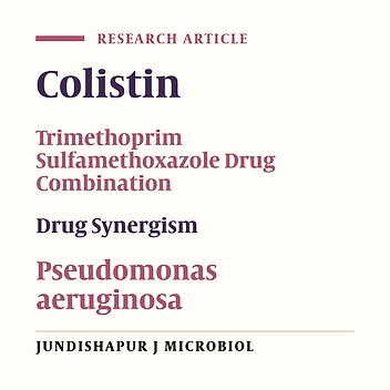 In Vitro Activity of Colistin and Trimethoprim/Sulfamethoxazole Against Consortia of Multidrug Resistant Non-Fermenting Gram-Negative Bacilli Isolated from Lower Respiratory Tract