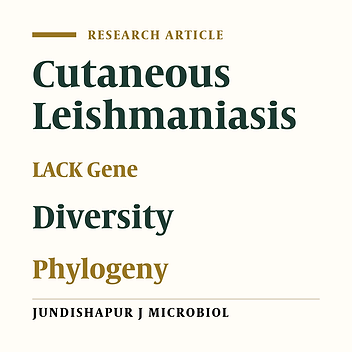 Cover image of the article: Evaluation of LACK Gene Diversity in Leishmania major Using PCR and Sequencing Methods