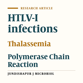 Prevalence of HTLV-I Infection in Patients with Thalassemia Major in Mazandaran, North of Iran