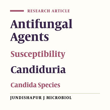 Antifungal susceptibility of Candida species isolated from candidura