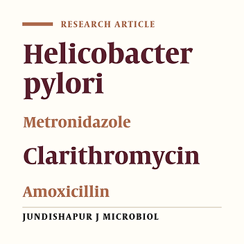 Prevalence of Resistance of Helicobacter pylori  Strains to Selected Antibiotics in Isfahan, Iran