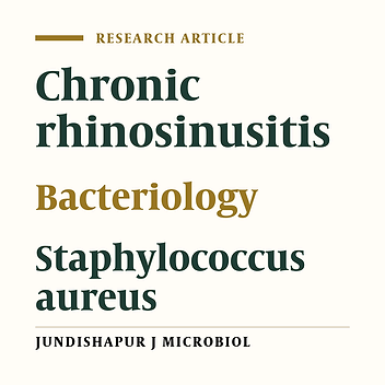 Bacteriology in Patients With Chronic rhinosinusitis in North of Iran (Sari)