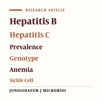 Hepatitis B and C Infections and Different Genotypes of HCV Among Sickle Cell Anemia Patients in Ahvaz, South-Western Iran