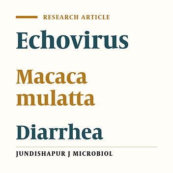 Epidemiology of Sporadic Cases of Human Enterovirus 92 in Captivated Primates with Acute Diarrhea