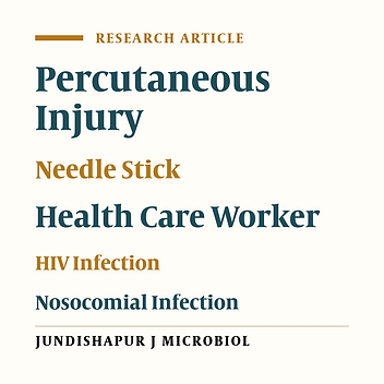 Percutaneous Injuries and Transmission of HIV Among Cases Referred for Post Exposure Prophylaxis to Razi Hospital in Ahvaz, a City in the Southwest Iran