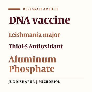 Th1 Platform Immune Responses Against Leishmania major Induced by Thiol-Specific Antioxidant-Based DNA Vaccines