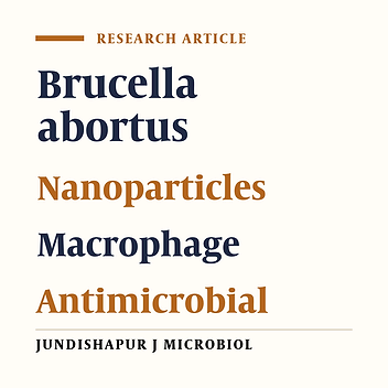 Bactericidal Effect of Silver Nanoparticles on Intramacrophage Brucella abortus 544