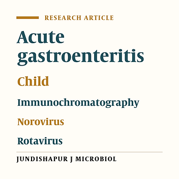 A Retrospective Analysis of Acute Gastroenteritis Agents in Children Admitted to a University Hospital Pediatric Emergency Unit