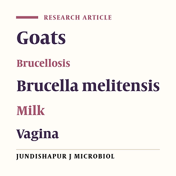 Shedding Rates and SeroPrevalence of Brucella melitensis in Lactating Goats of Shahrekord, Iran