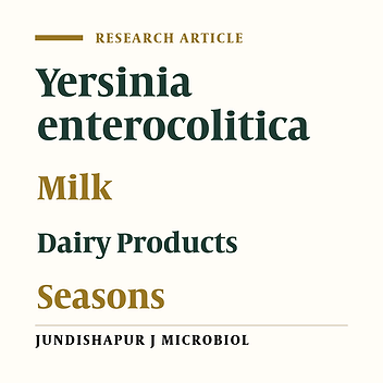 Prevalence of Yersinia Species in Traditional and Commercial Dairy Products in Isfahan Province, Iran