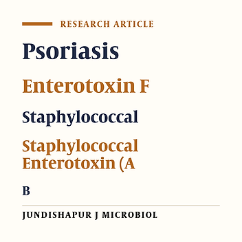 The Rise of Staphylococcal Super Antigens in Psoriatic Patients: A Case-Control Study