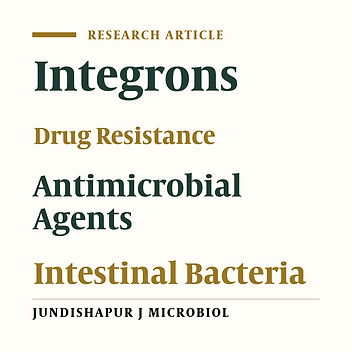 Genetic Elements Associated With Antimicrobial Resistance Among Intestinal Bacteria