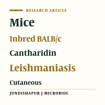 Interferon-Gamma and Interlukin-4 Patterns in BALB/c Mice Suffering From Cutaneous Leishmaniasis Treated With Cantharidin