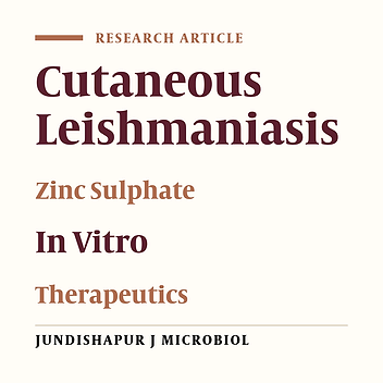 Anti Leishmanial Effect of Zinc Sulphate on the Viability of Leishmania tropica and L. major Promastigotes
