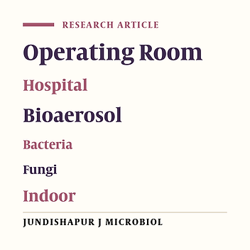 Quantitative and Qualitative Evaluation of Bio-Aerosols in Surgery Rooms and Emergency Department of an Educational Hospital