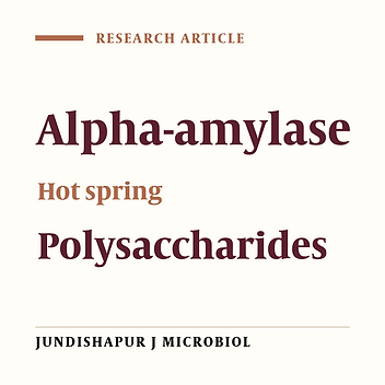 Characterizing Novel Thermophilic Amylase Producing Bacteria From Taptapani Hot Spring, Odisha, India