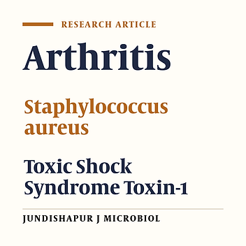 Searching the Staphylococcal Superantigens: Enterotoxins A, B, C, and TSST1 in Synovial Fluid of Cases With Negative Culture Inflammatory Arthritis