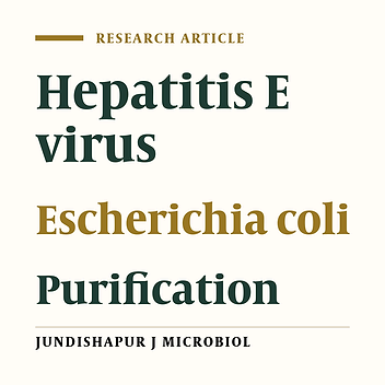 Codon-Optimized Expression and Purification of Truncated ORF2 Protein of Hepatitis E Virus in Escherichia coli