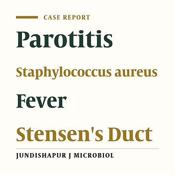 Cover image of the article: Suppurative Parotitis in a Girl: A Case Report From Ahvaz, Iran