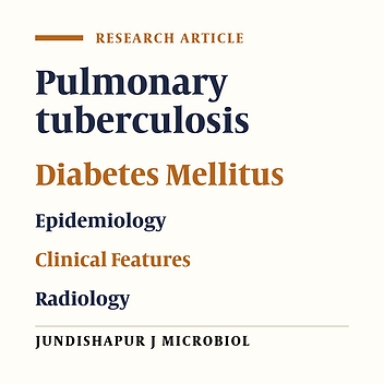 Comparison of Epidemiological, Clinical, Laboratory and Radiological Features of Hospitalized Diabetic and Non-Diabetic Patients With Pulmonary Tuberculosis at Razi Hospital in Ahvaz