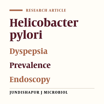 Prevalence of Helicobacter pylori in Patients With Dyspepsia