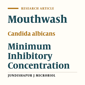 Comparison of the in vitro Effect of Chemical and Herbal Mouthwashes on Candidaalbicans