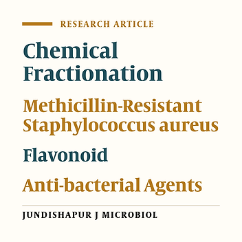 Bioassay Guided Fractionation of an Anti-Methicillin-Resistant Staphylococcus aureus Flavonoid From Bromus inermis Leyss Inflorescences