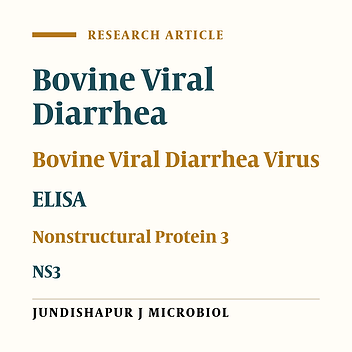 Simple Indirect Enzyme-Linked Immunosorbent Assay to Detect Antibodies Against Bovine Viral Diarrhea Virus, Based on Prokaryotically Expressed Recombinant MBP-NS3 Protein