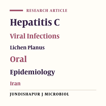 The Association Between Oral Lichen Planus and Hepatitis C Virus Infection; A Report From Northeast of Iran