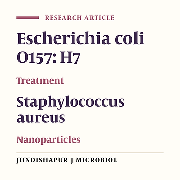 Effects of pH and Temperature on Antibacterial Activity of Zinc Oxide Nanofluid Against Escherichia coli O157: H7 and Staphylococcus aureus