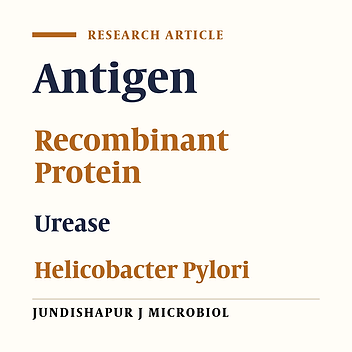 Expression and Antigenic Evaluation of Helicobacter pylori UreB Fragment
