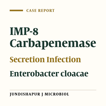 Case Report of Enterobacter cloacae Producing IMP-8 Carbapenemase Isolated from Secretions of Burn Patients and Diabetes Patients with Diabetic Foot