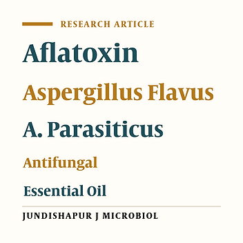 Stimulato-Inhibitory Response to Cumin Oil in Aflatoxin B1 Production of Aspergillus Species