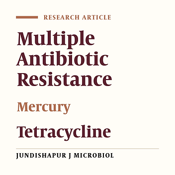 Antibiotic Resistance Pattern Among Gram Negative Mercury Resistant Bacteria Isolated From Contaminated Environments